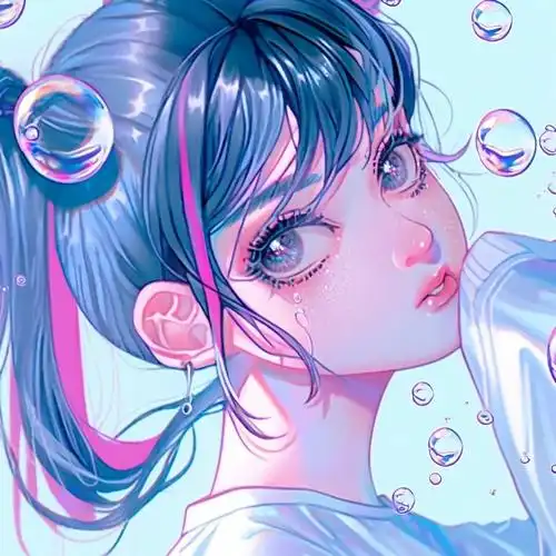 编辑精选推荐人头像，活页夹封面风格插画