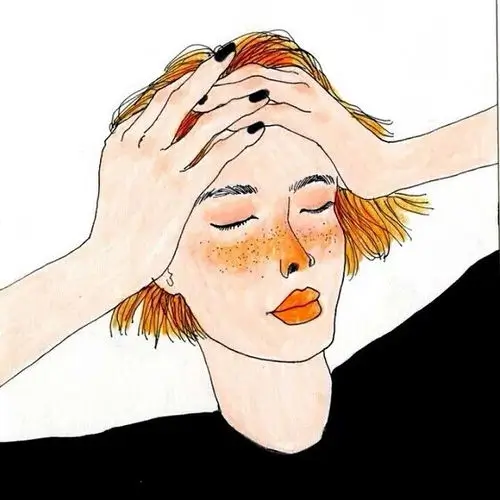 留声墙读者头像，胶片卷轴与标签插画